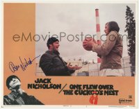 3y0199 ONE FLEW OVER THE CUCKOO'S NEST signed LC #1 1975 by Jack Nicholson, who's playing ball w/chief