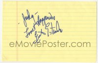 3y0483 ERIK ESTRADA signed 9x11 piece of paper 1980s it can be framed & displayed with a repro!