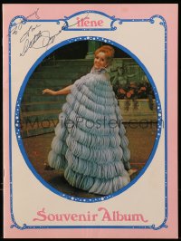 3y0174 DEBBIE REYNOLDS signed stage play souvenir program book 1973 when she performed in Irene!