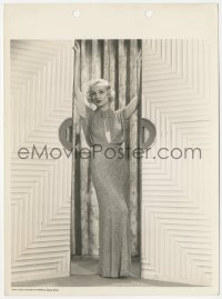 3z0082 CAROLE LOMBARD 8x11 key book still 1930s incredible Paramount studio portrait by Richee!