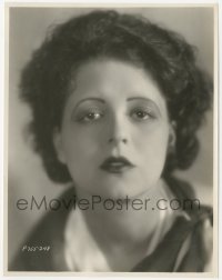 3z0090 CLARA BOW 7.5x9.75 still 1930s head & shoulders super close portrait with enigmatic look!