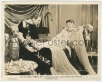3z0094 CLEOPATRA 8x10 still 1934 Warren William staring at Claudette Colbert, Cecil B. DeMille