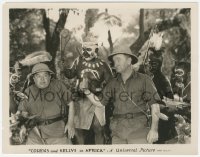 3z0097 COHENS & THE KELLYS IN AFRICA 8x10.25 still 1930 George Sidney & Charlie Murray with natives!