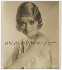 3z0104 CONSTANCE BENNETT 8.25x9.25 still 1929 head & shoulders portrait wearing pearls & white dress!