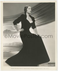 3z0124 DOROTHY LAMOUR 8.25x10 still 1938 modeling black velvet hostess gown for St. Louis Blues!