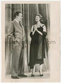3z0132 ED SULLIVAN SHOW TV 7.5x10 still 1953 with guest Rita Hayworth when it was Toast of the Town!