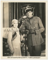 3z0140 FAREWELL TO ARMS candid 8x10.25 still 1932 great posed portrait of Helen Hayes & Gary Cooper!