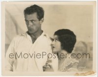 3z0145 FIRST KISS 8x10.25 still 1928 best c/u of handsome young Gary Cooper & beautiful Fay Wray!