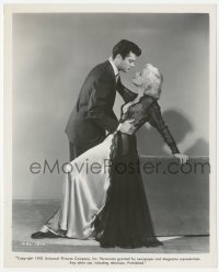 3z0147 FLESH & FURY 8.25x10 still 1952 great romantic close up of Tony Curtis & Jan Sterling!