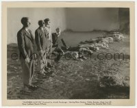 3z0186 HANGMEN ALSO DIE 8x10.25 still R1947 brutal Nazis execute line of Czech hostages one by one
