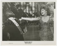 3z0191 HELLO DOLLY 8.25x10 still 1970 Barbra Streisand & Louis Armstrong performing together!