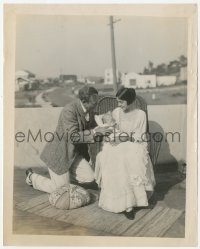 3z0219 JAMES KIRKWOOD/LILA LEE 8x10 still 1924 outdoors with their baby by Eugene Robert Richee!