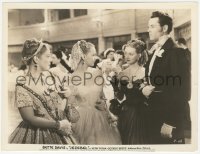 3z0226 JEZEBEL 7.75x10.25 still 1938 glamorous Bette Davis & stiff Henry Fonda at fancy ball!