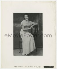 3z0262 LINDA DARNELL 8x10 still 1940s at the age of 14 in her first formal gown & formal portrait!