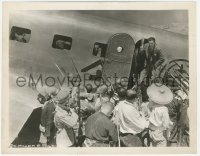 3z0273 LOST HORIZON 8x10.25 still 1937 Ronald Colman emerging from airplane, Frank Capra classic!