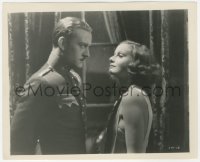 3z0325 MYSTERIOUS LADY 8.25x10 still 1928 close up of sexy Greta Garbo & intense Conrad Nagel!