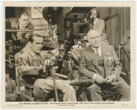 3z0366 PREVIEW MURDER MYSTERY 8x10 still 1936 Ian Keith & George Barbier by movie camera on set