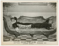 3z0427 SOME LIKE IT HOT 8x10.25 still 1959 Tony Curtis & Jack Lemmon in drag sprawled out on couch!