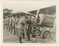 3z0445 SUZY 8x10 still 1936 great image of officer kissing Jean Harlow's hand by plane on airfield!