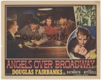 3z0529 ANGELS OVER BROADWAY LC 1940 sexy Rita Hayworth in store with Douglas Fairbanks Jr.!