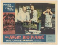 3z0531 ANGRY RED PLANET LC #5 1960 scared Nora Hayden with Gerald Mohr & Les Tremayne at controls!