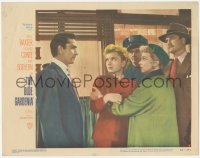 3z0591 BLUE GARDENIA LC #7 1953 Anne Baxter & Ann Sothern cower from Richard Conte, Fritz Lang!