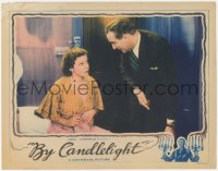 3z0617 BY CANDLELIGHT LC 1933 Paul Lukas talking to Elissa Landi sitting on bed, James Whale!