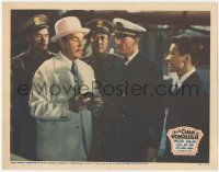 3z0641 CHARLIE CHAN IN HONOLULU LC 1938 son Victor Sen Yung looks at Sidney Toler holding badge!