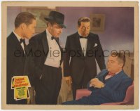 3z0644 CHARLIE CHAN ON BROADWAY LC 1937 Warner Oland, Keye Luke & Huber w/ sitting J. Edward Bromberg