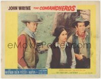 3z0664 COMANCHEROS LC #7 1961 John Wayne, Stuart Whitman, Ina Balin, directed by Michael Curtiz!