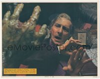 3z0677 CREEPING FLESH LC #3 1972 best close up of of Peter Cushing with the creature's hand!