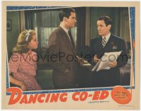 3z0684 DANCING CO-ED LC 1939 Roscoe Karns tells Lana Turner & Richard Carlson about dance contest!