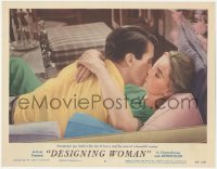 3z0702 DESIGNING WOMAN LC #6 1957 newspaper guy Gregory Peck in the arms of beautiful Lauren Bacall!