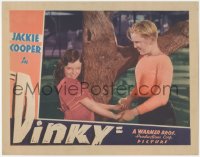 3z0716 DINKY LC 1935 military cadet Jackie Cooper flirting with pretty Betty Jean Hainey!