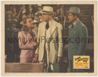 3z0727 DOWN ARGENTINE WAY LC 1940 Don Ameche & Henry Stephenson look at Betty Grable at horse races!