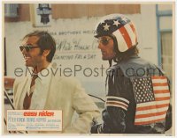 3z0743 EASY RIDER LC #1 1969 great close up of Peter Fondain motorcycle gear & Jack Nicholson!