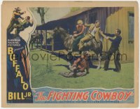 3z0756 FIGHTING COWBOY LC 1933 Jay Wilsey as Buffalo Bill Jr. rescues his girl from bad guy!