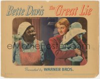 3z0818 GREAT LIE LC 1941 close up of pretty Bette Davis holding baby & smiling at Hattie McDaniel!