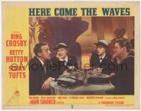 3z0845 HERE COME THE WAVES LC #6 1944 Bing Crosby, Betty Hutton, Sonny Tufts & Ann Doran at table!