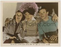 3z0855 HOLD THAT CO-ED color-glos photolobby 1938 John Barrymore, George Murphy & Marjorie Weaver!
