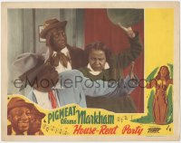 3z0867 HOUSE-RENT PARTY LC 1946 Dewey Pigmeat Markham watches woman attack Rastus, Toddy Pictures!