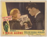 3z0871 I WALK ALONE LC #2 1948 Burt Lancaster is ruthless because he trusted sexy Lizabeth Scott!
