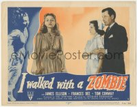 3z0872 I WALKED WITH A ZOMBIE LC #7 R1952 Lewton & Tourneur, Tom Conway, zombified Christine Gordon!