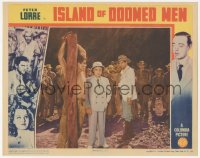 3z0893 ISLAND OF DOOMED MEN LC 1940 Peter Lorre & Charles Middleton by Stan Brown chained to post!