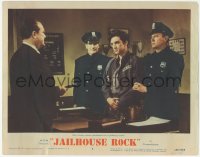 3z0901 JAILHOUSE ROCK LC #8 1957 Elvis Presley draws punishment for a prison brawl, rock & roll!