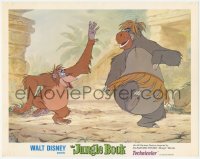 3z0908 JUNGLE BOOK LC 1967 Disney cartoon classic, wacky image of Baloo & King Louie dancing!