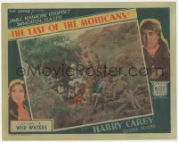 3z0939 LAST OF THE MOHICANS chapter 1 LC 1932 Harry Carey & Native American Indians, Wild Waters!