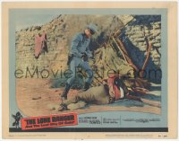3z0963 LONE RANGER & THE LOST CITY OF GOLD LC #5 1958 masked Clayton Moore standing over bad guy!
