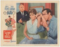 3z0974 LOVE IS A BALL LC #4 1963 Charles Boyer watches Montalban flirt with pretty Ulla Jacobsson!