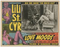 3z0977 LOVE MOODS LC 1952 sexy stripper Lili St. Cyr changing clothes before her performance!